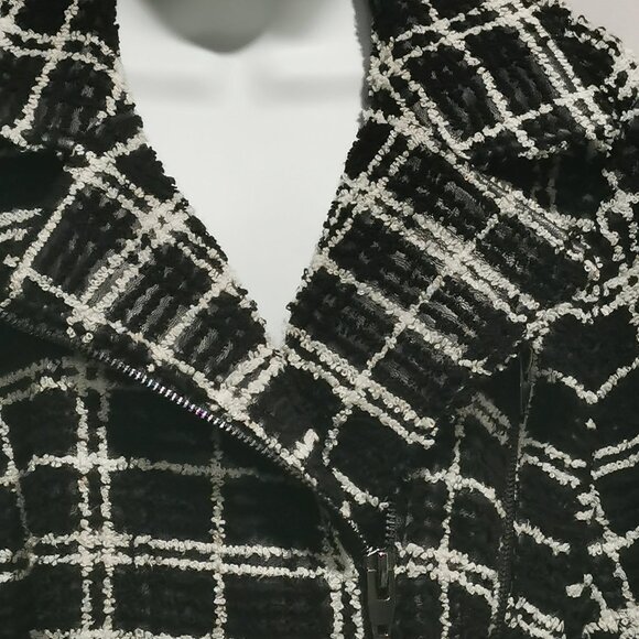 Tweed Moto Style Jacket Size L EUC #159 - Picture 2 of 9